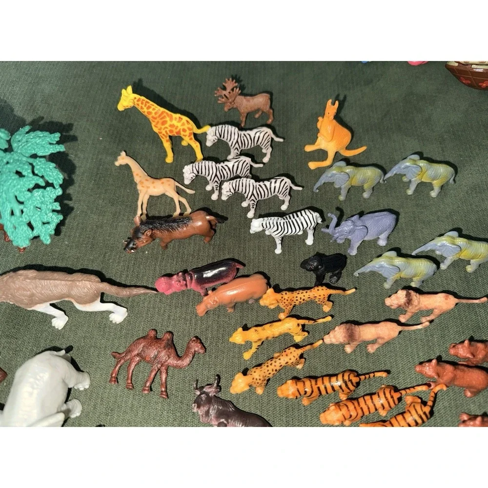 Mixed Lot Of Toy Animals Safari Includes Some Schleich